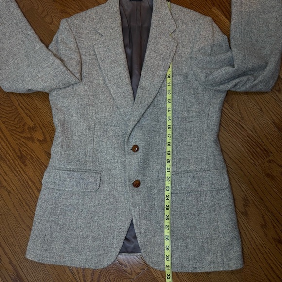 Robert Stock Vintage Classic Tweed Men's Sport Coat size 42R 100% Pure WOOL